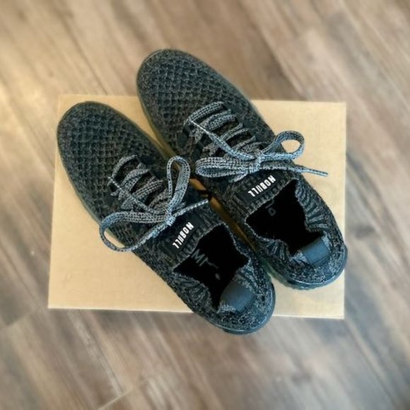 NOBULL Black Athletic Shoes with Knit Upper - Picture 3 of 5